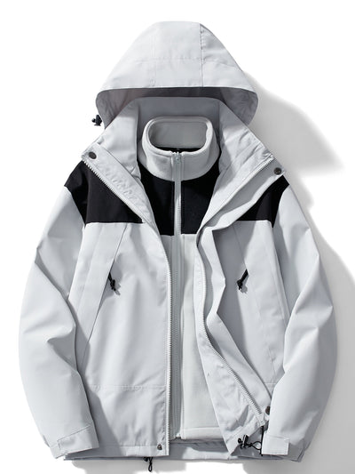 Stylische 3-in-1 Kapuzenjacke für Männer