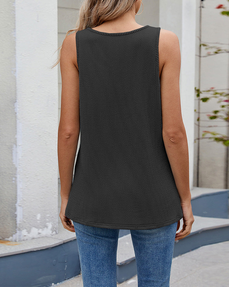 Tanktop einfarbig modisch Damen