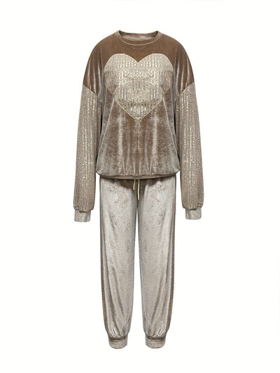 Set aus Pullover und Hose für Frauen