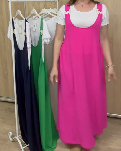 Set mit T-Shirt und Latzhose