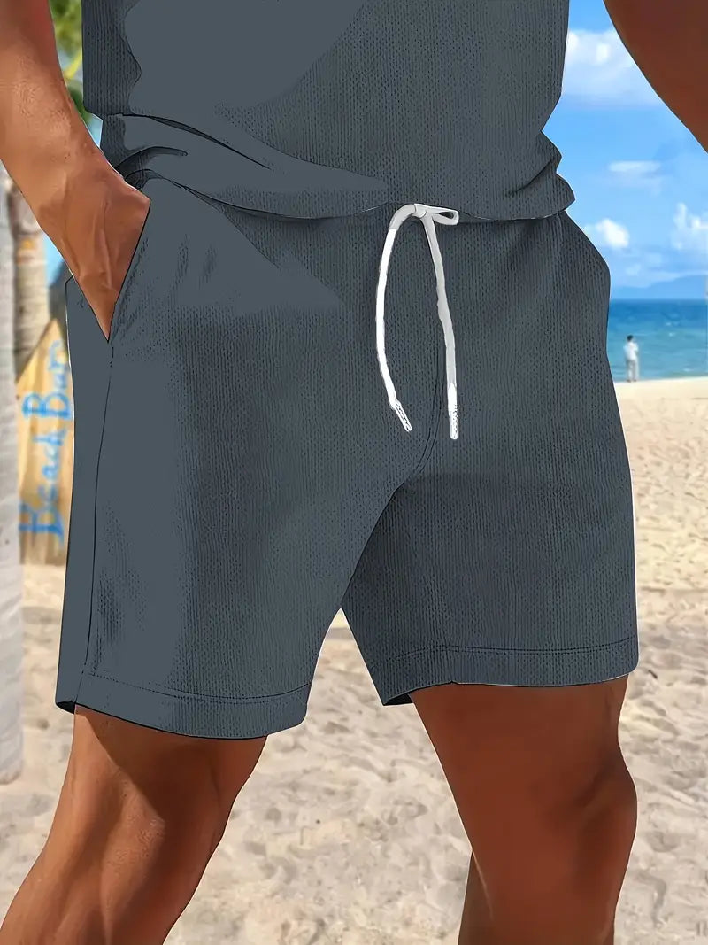 Zackary – Sommer Liches kurzärmliges Zweiteiler Set