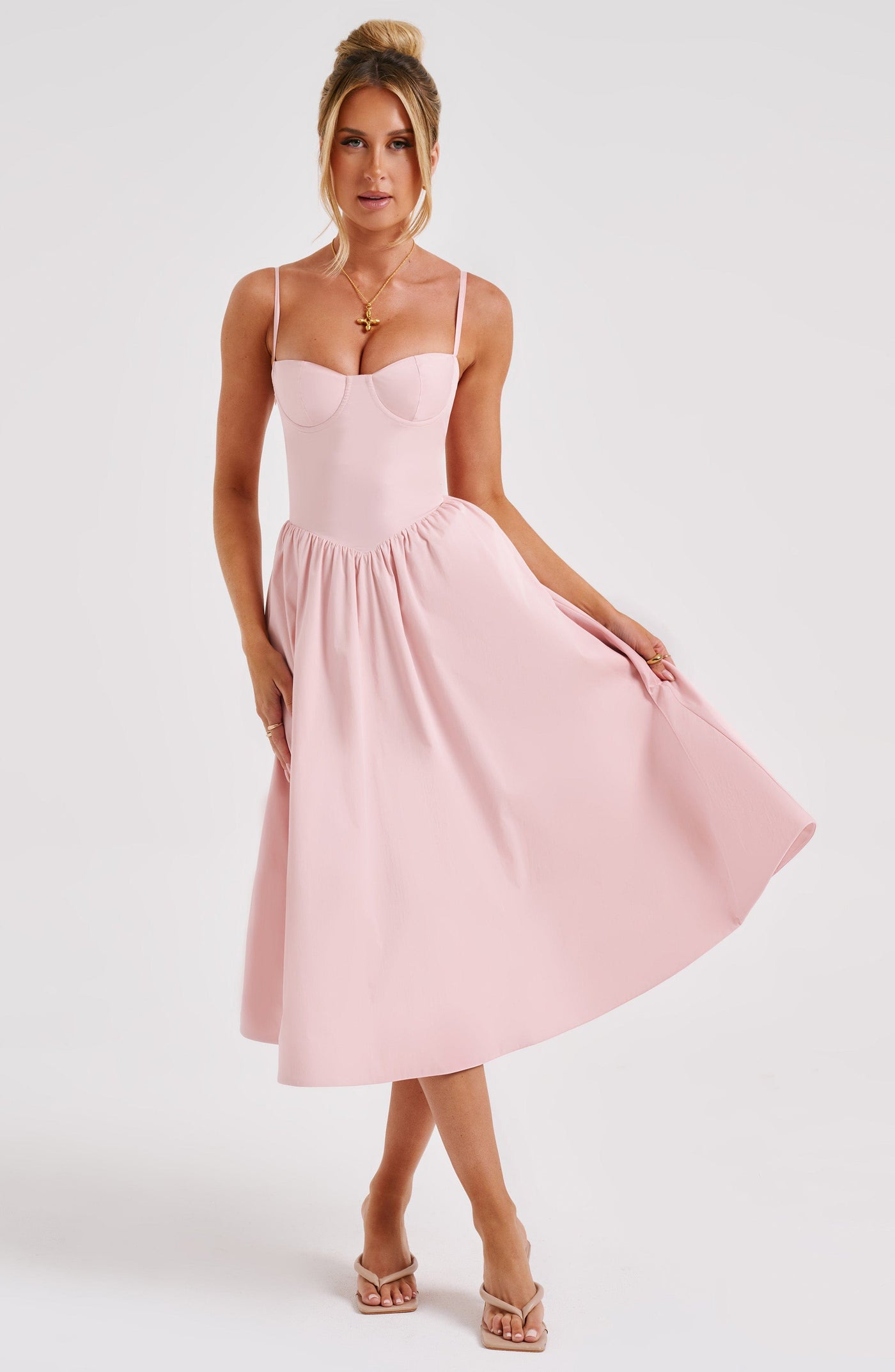Heidi-Mode | Midi Kleid Blush