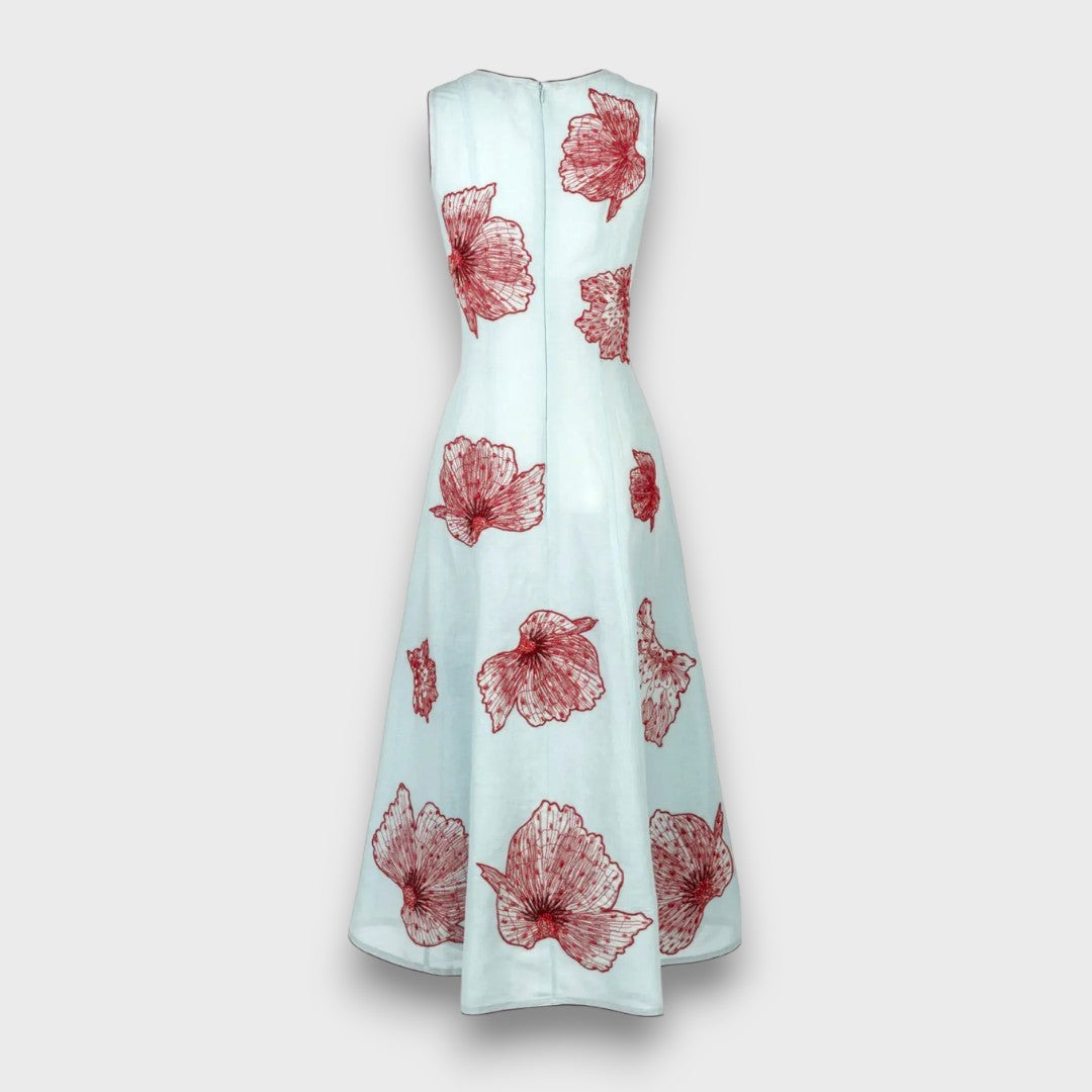 Maline – Besticktes Maxi-Kleid mit Boho-Flair