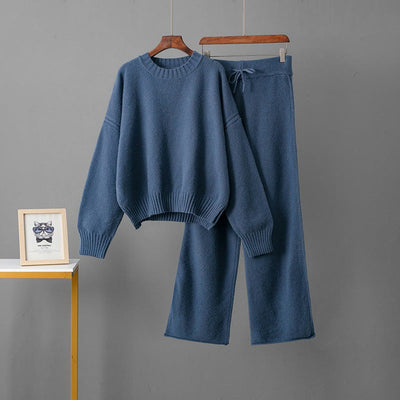 MAYA - PULLOVER-OVERSIZE UND WEITE HOSE