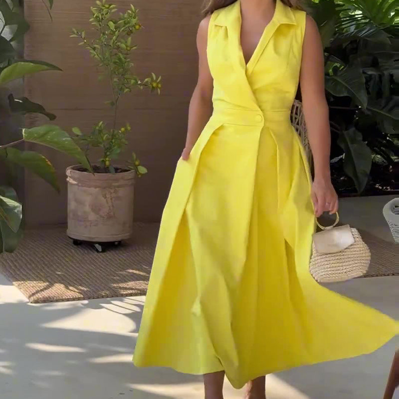 EMANUELA | ABENDKLEID MIT V-AUSSCHNITT