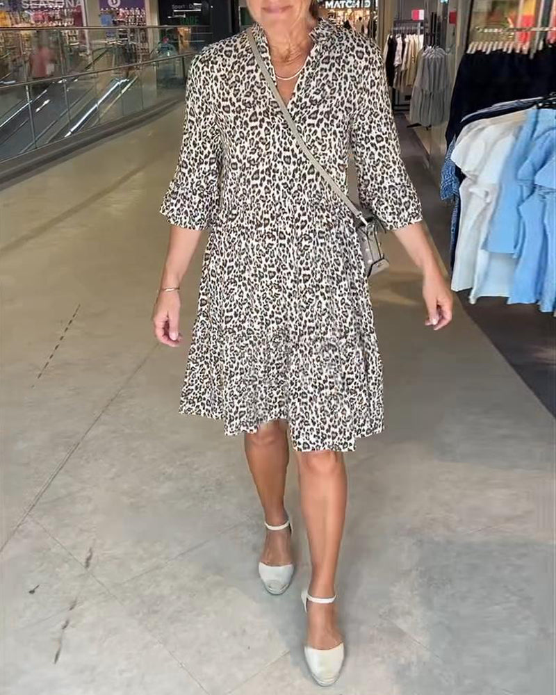 Kleid Leopardenprint