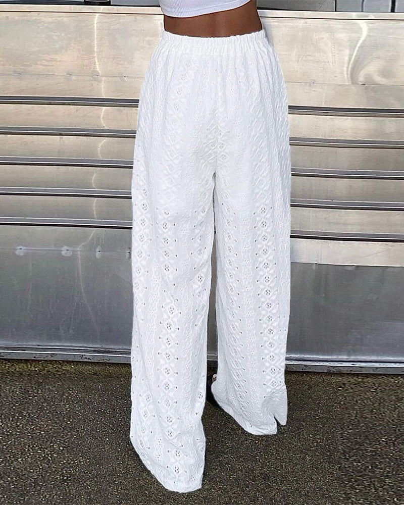 Hose Mode Spitze Lässig