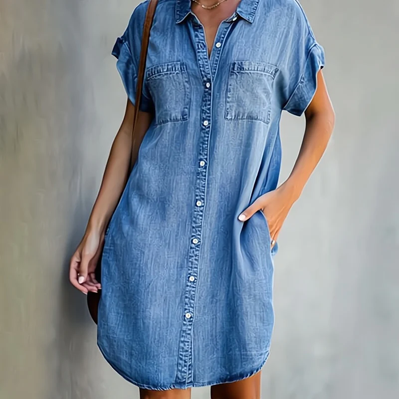 DAPHNE | DENIM-KLEID