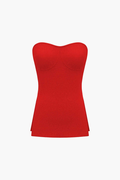 Athena | Elegantes Zweiteiler-Set mit Bustier-Top & Shorts