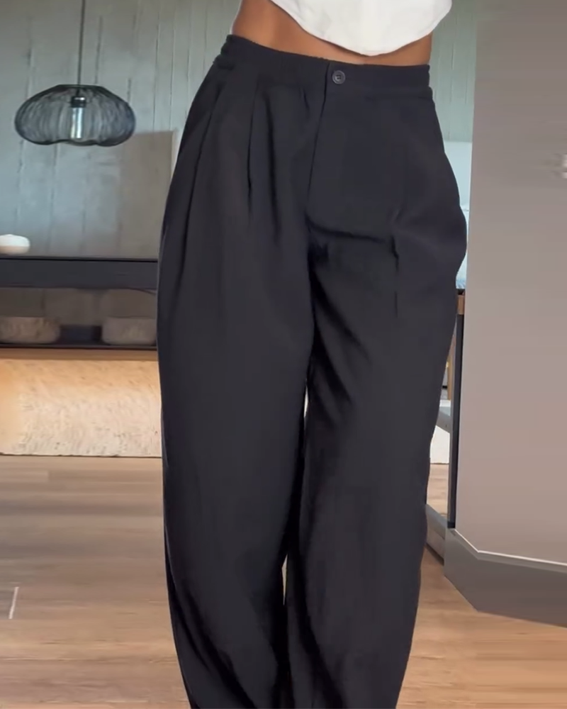 Hose Casual Weit Geschnitten