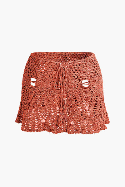 Marina | Häkel-Zweiteiler mit Crop-Top & Minirock