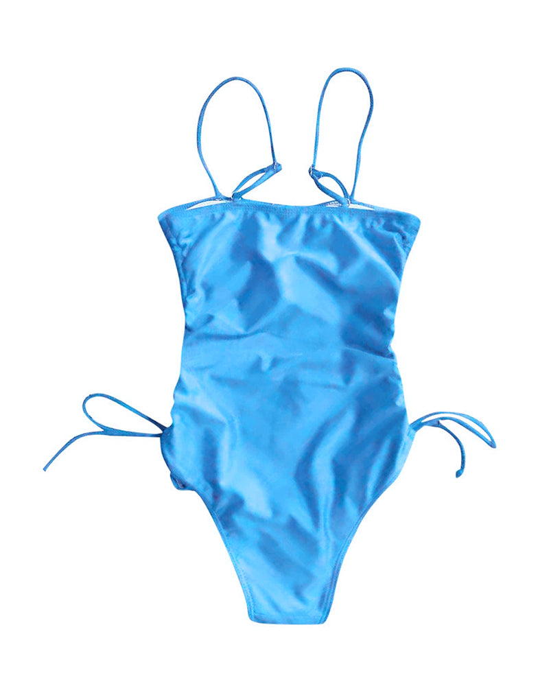 Badeanzug Lace-up schlankmachenden Hohl