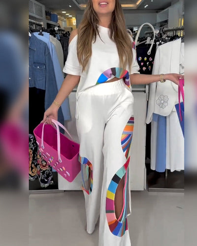 Setze Modisch Offen Schulter Sexy Zweiteilig