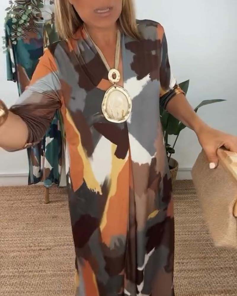 Kleid Stilvoll Casual Hemd