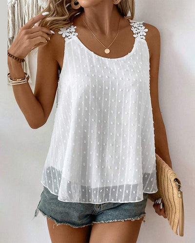 Weste Einfarbig Schulterriemen