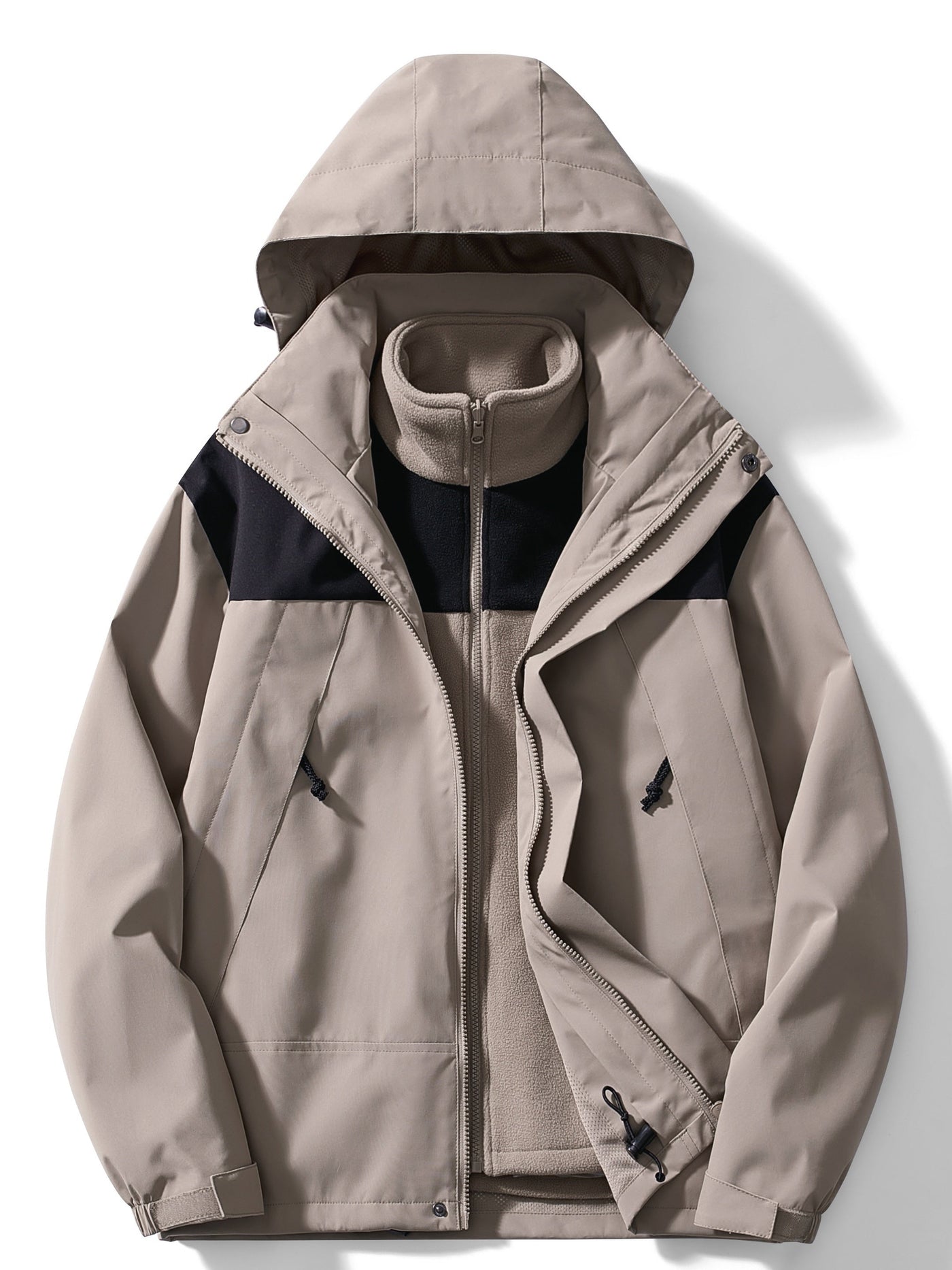 Stylische 3-in-1 Kapuzenjacke für Männer