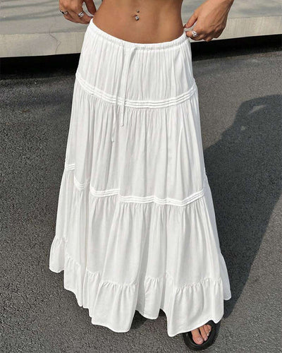 Rock Schleife Drapiert Plissiert Schwingend