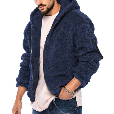 Plüsch-Winterjacke für Männer