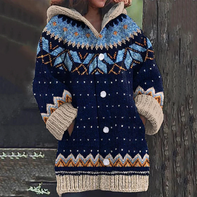 Elegante gestrickte Damenjacke für Stil und Komfort
