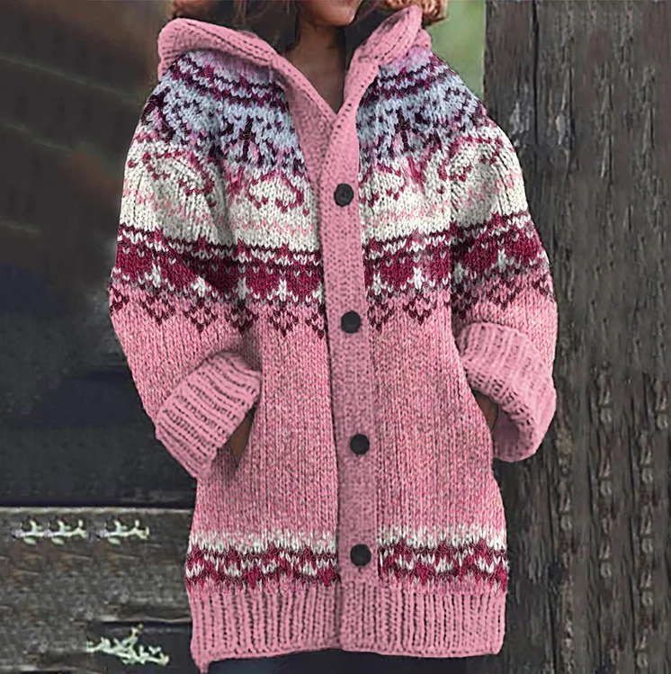 Elegante gestrickte Damenjacke für Stil und Komfort