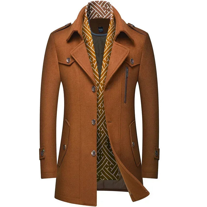 Elegante Herren-Winterjacke mit hervorragender Isolierung und Stil