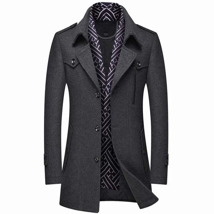 Elegante Herren-Winterjacke mit hervorragender Isolierung und Stil