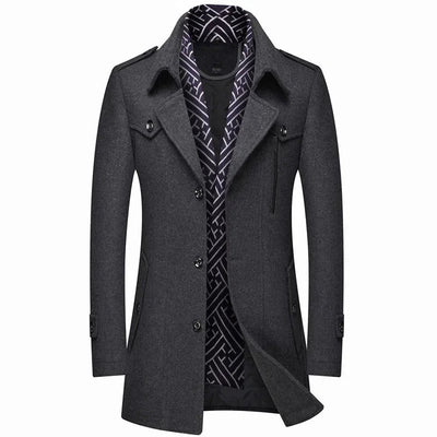Elegante Herren-Winterjacke mit hervorragender Isolierung und Stil