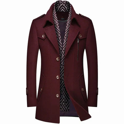 Elegante Herren-Winterjacke mit hervorragender Isolierung und Stil