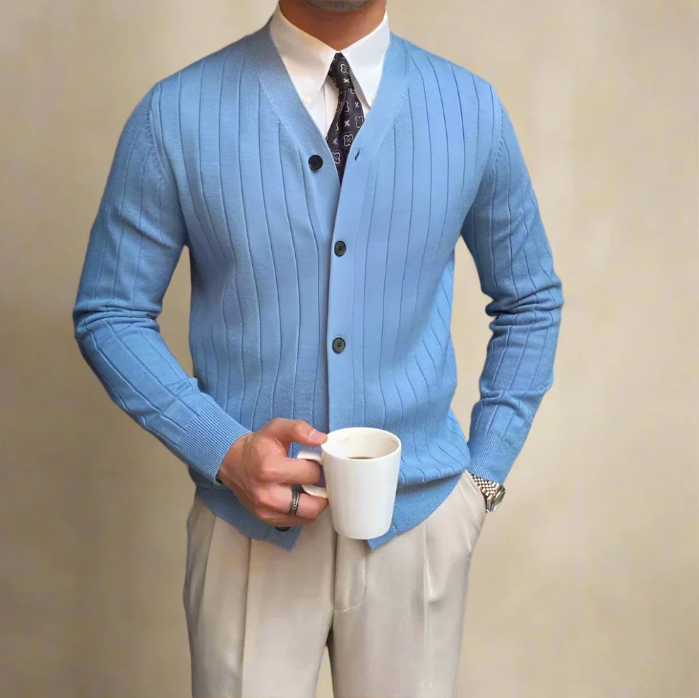 Elegante Herrenweste mit modernem Streifendesign