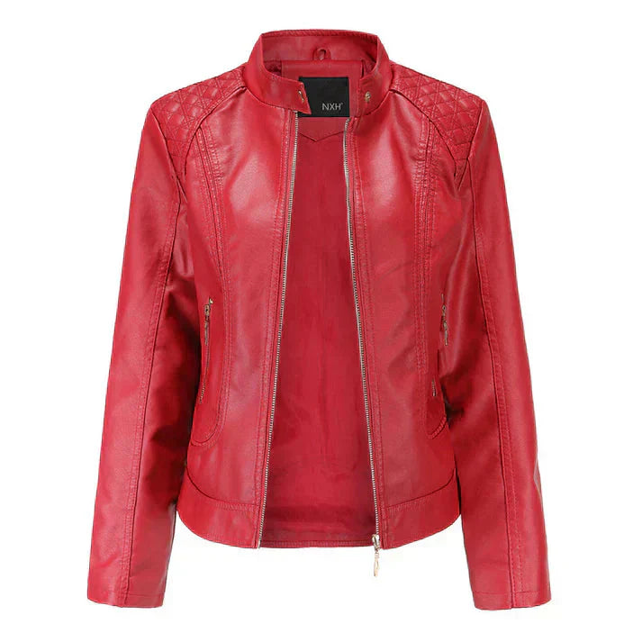 Elegante Lederjacke für stilvolle Outfits