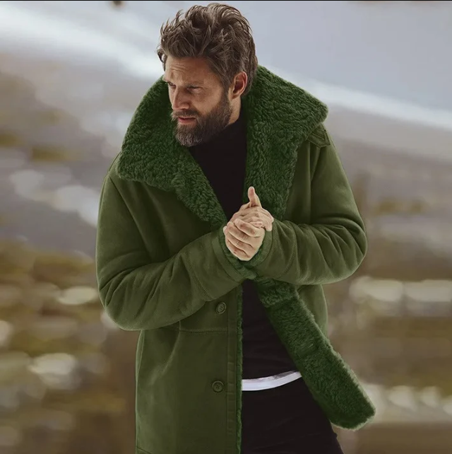 Elegante Winterjacke mit weichem Pelzkragen
