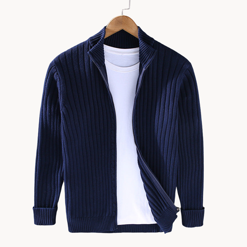 Eleganter Herrenpullover mit Reißverschluss – Stilvoll und Bequem