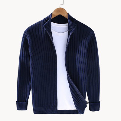 Eleganter Herrenpullover mit Reißverschluss – Stilvoll und Bequem