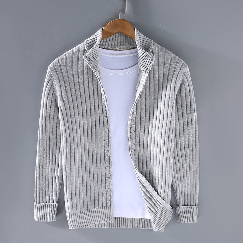 Eleganter Herrenpullover mit Reißverschluss – Stilvoll und Bequem