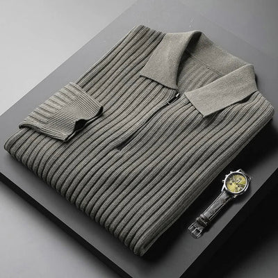 Eleganter Polokragen-Pullover für Herren – Ideal für stilvolle Freizeitlooks