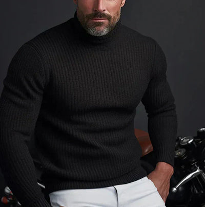Eleganter Rollkragenpullover für Herren – Hochwertige Qualität und zeitloser Stil