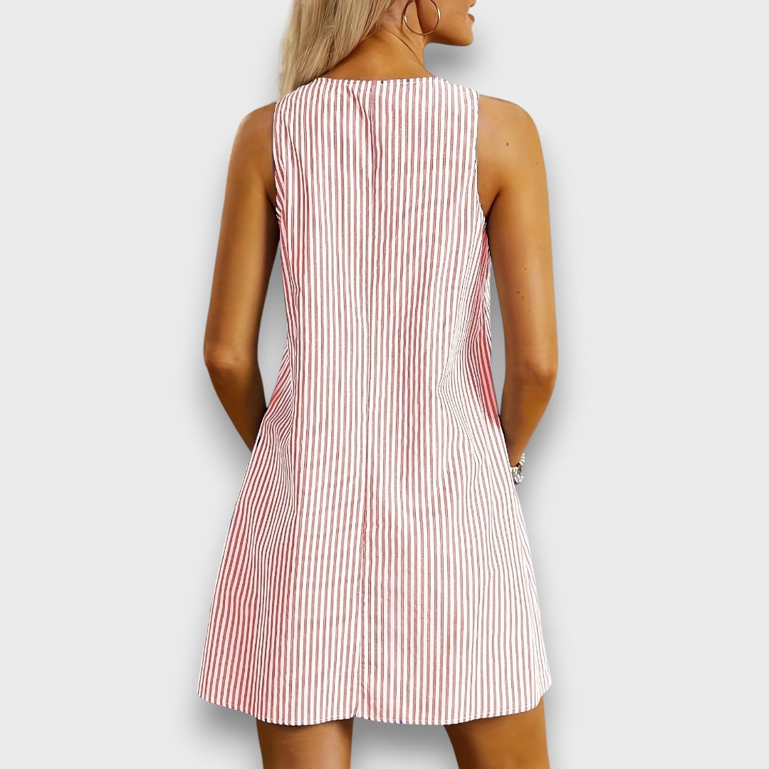 Mariva – Gestreiftes Sommerkleid mit Taschen