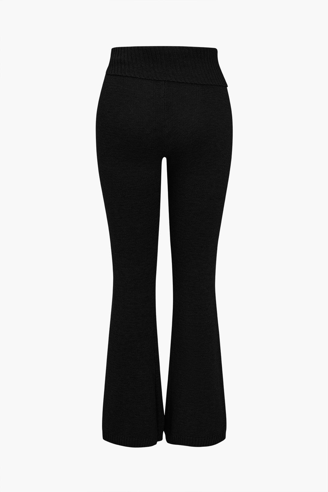 Ava | Strick-Set mit Kapuzenjacke & Schlaghose