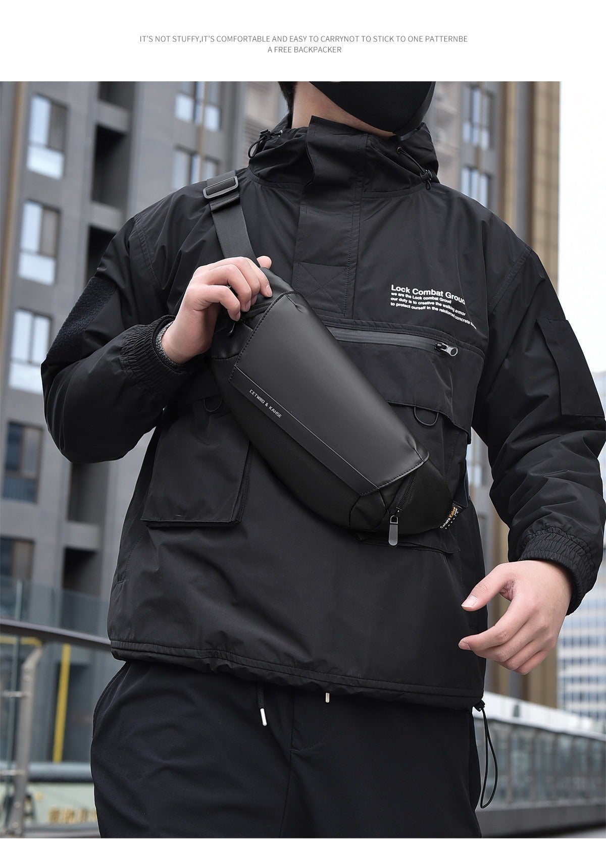 Heidi Mode | Ein-Schulter-Diagonal-Radsport-Rucksack