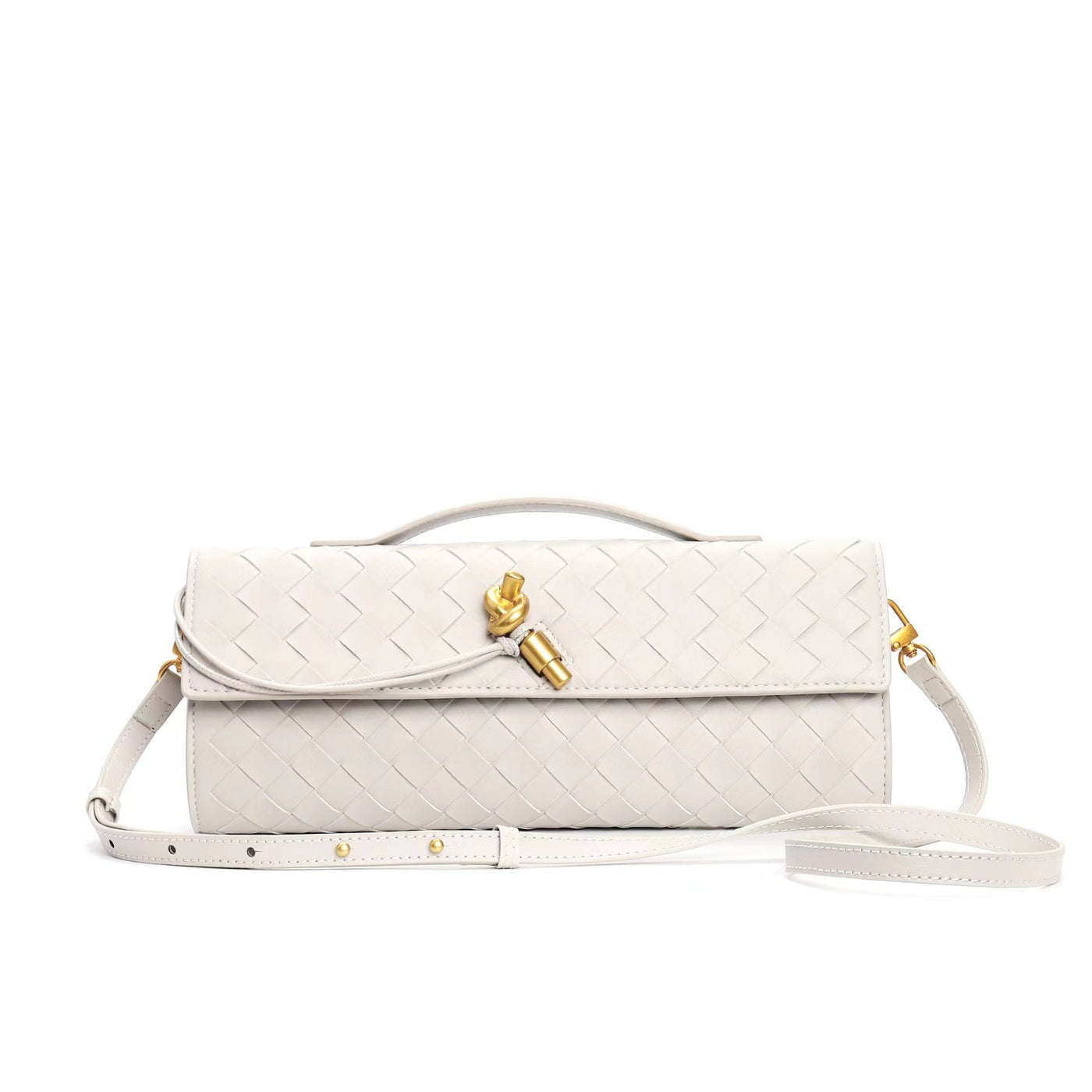 Geflochtene Damen Clutch aus Echtleder – Elegant & Vielseitig