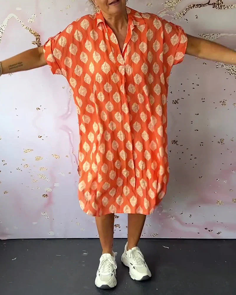 ERDMUTE - FRÜHLINGSKLEID MIT REVERS