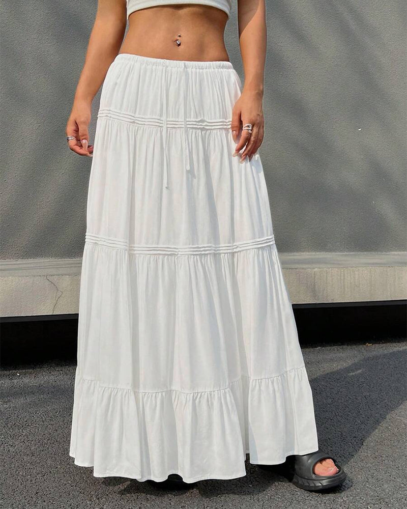 Rock Schleife Drapiert Plissiert Schwingend