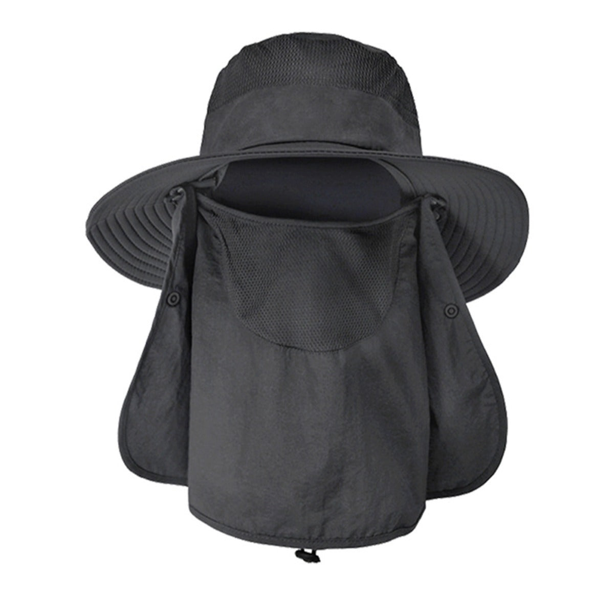 Heidi Mode | Vollabdeckung Gesicht Sonnenschutz Maske im Freien UV Eimer Hut