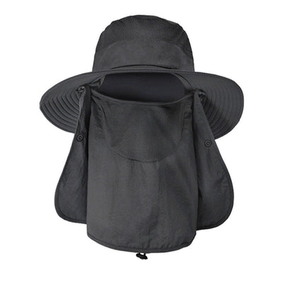 Heidi Mode | Vollabdeckung Gesicht Sonnenschutz Maske im Freien UV Eimer Hut