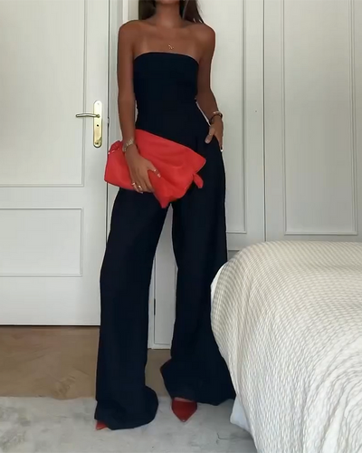 Céleste | Elegante Schulterfreie Jumpsuit