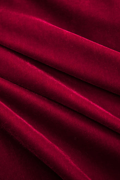 Fritzi | Edles Samt-Top mit Plisseerock