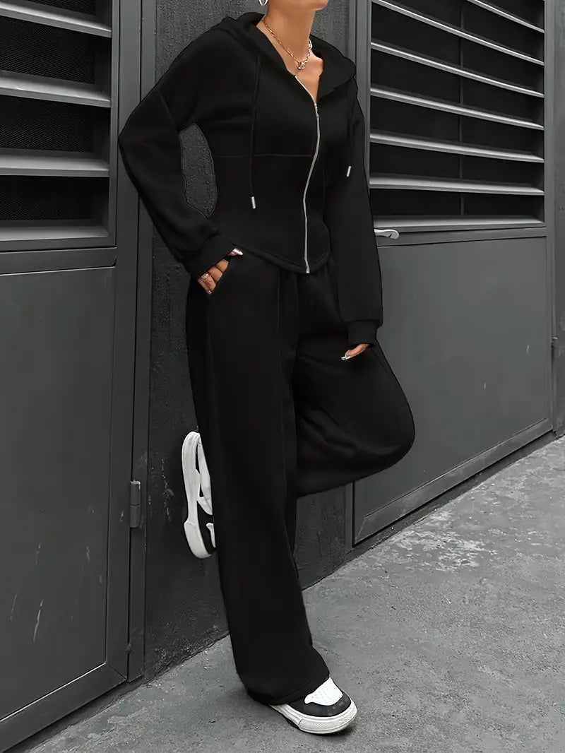 Nanci - Lässiges Zweiteiliges Set Mit Langen Ärmeln