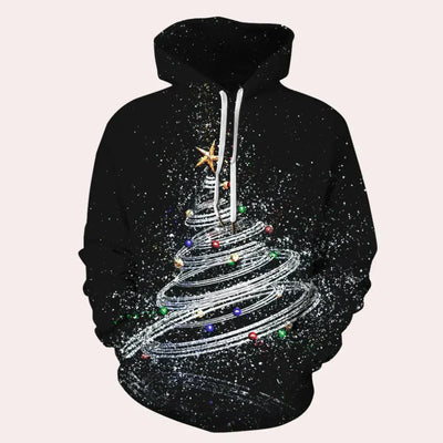 Festlicher Weihnachts-Kapuzenpullover für Herren