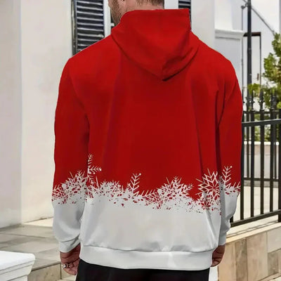 Festlicher Weihnachts-Kapuzenpullover für Männer – Stilvoll und Bequem