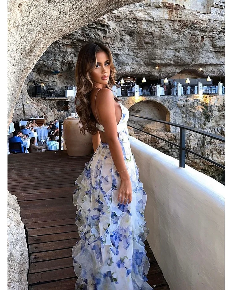 Rosea Verzauberndes Blumen Kleid